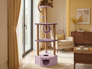 Amistar Cat Oasis – Griffoir tunnel de luxe pour chat, aire de jeux multifonctionnelle pour toutes les races et tailles - Product Image 2