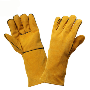 Guantes de Soldadura de Cuero de Primera Calidad Hechos a Medida, Resistentes al Calor, Guantes de Seguridad Personalizados No Rígidos, Impermeables, Antideslizantes y Duraderos - Product Image 3