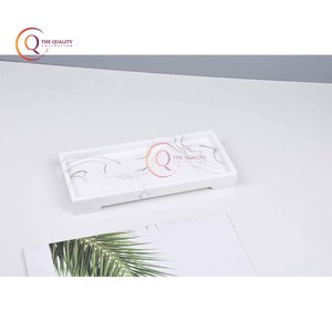 Bandeja de mármol macizo hecha a mano, diseño Rectangular único para desayuno, comida para servir para el hogar, cocina, uso en Hotel, platos y platos - Product Image 5