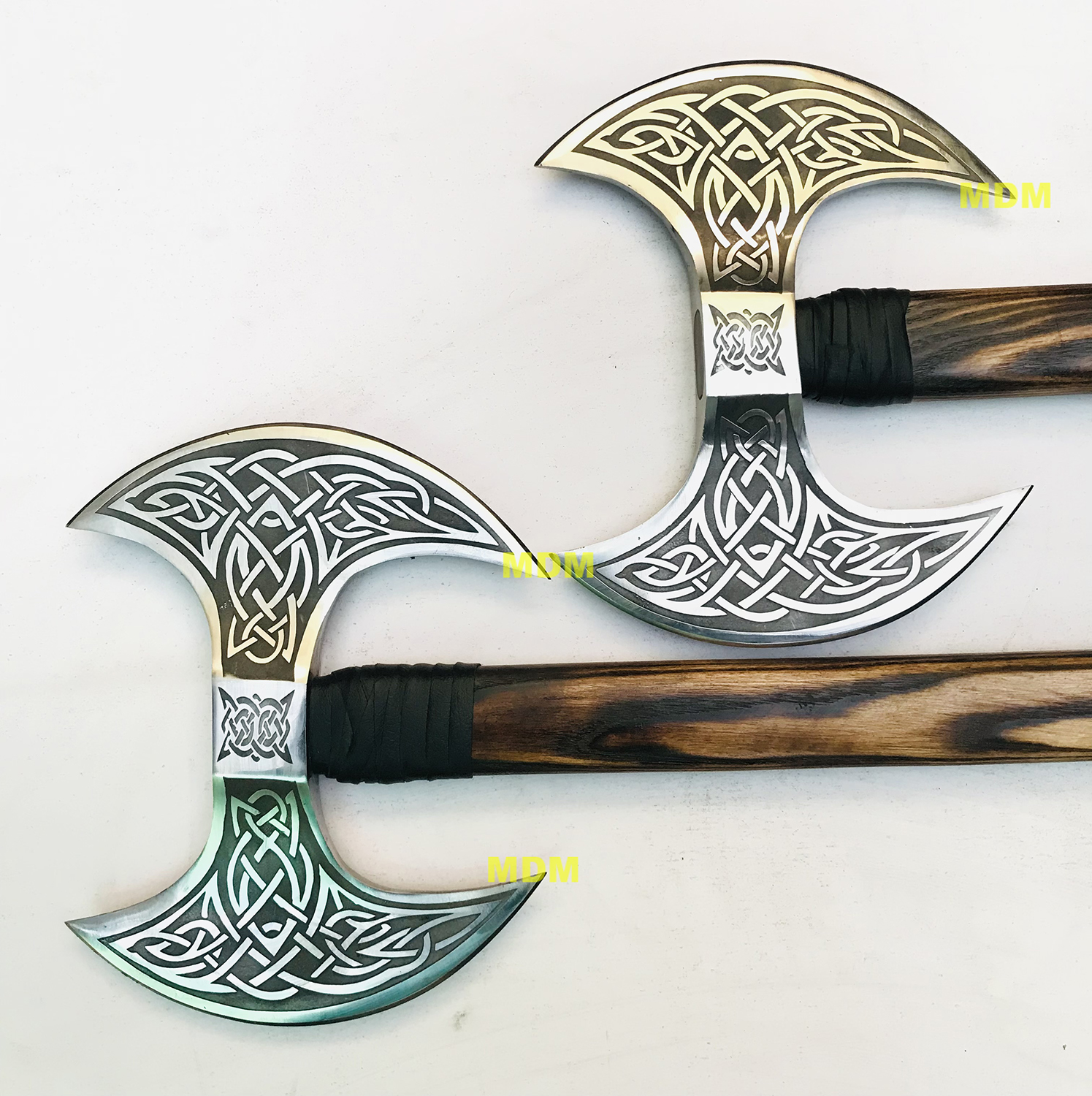Hache viking en acier forgé, 30 pouces, avec étui en cuir, personnalisable