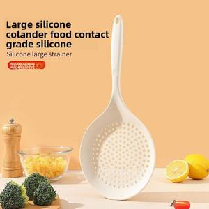 Colador de Silicona de Grado Alimenticio, Escurridor de Cocina Antiadherente, Resistente al Calor, Moderno y Minimalista, Venta al Por Mayor - Product Image 2