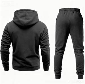 Conjunto Deportivo Unisex de Invierno, con Capucha, Cordón Ajustable, Transpirable, Ligero, Estampado, 100% Algodón - Product Image 5