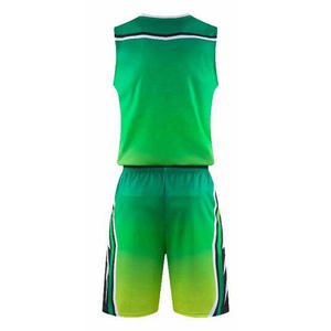 Ensemble d'uniformes de basket-ball personnalisés pour adultes, taille plus, unisexe, deux pièces, jersey sans manches à séchage rapide, imprimé numérique par sublimation sur le devant - Product Image 6