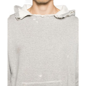 เสื้อฮู้ดผ้าฝ้ายเทอร์รี่ผ้าเจอร์ซี่ขนาดใหญ่พิเศษสะพายไหล่ทรงหลวมสไตล์วินเทจงานตามสั่ง - Product Image 3