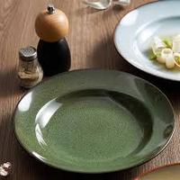 Assiette en céramique de qualité supérieure pour table à manger, assiette en céramique pour la cuisine et la présentation des aliments, toutes couleurs, fabriquée à la main.