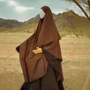 Haute qualité Thobe / Thawb 2025 une pièce Jilbab prière musulmane Abaya robe au-dessus Khimar Abaya vêtements traditionnels musulmans - Product Image 1