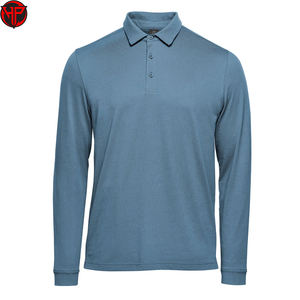 Camiseta Personalizada de Manga Larga para Hombre, Camiseta Deportiva al por Mayor OEM, Camiseta Polo de Tenis Ligera y Transpirable - Product Image 1