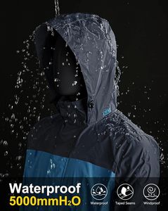 Chaqueta cortavientos directa de fábrica 2025 para hombre, resistente al agua, de longitud media, abrigo con cremallera, talla 3XL, chaqueta informal para exteriores para primavera y otoño - Product Image 2