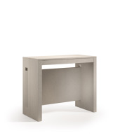 Mesa Consola de Madera Terraneo Beige Taranta, Multifuncional, Ahorra Espacio, Extensible, Moderna, Fabricada en Italia, para Entrada o Sala de Estar