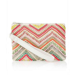 Lemon design beaded coin pouch good embroidery handmade seed beads coin purse for use women and <b>girls</b> from India - Product Image 3