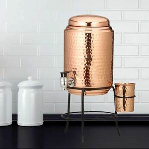 Conception à forte demande et distributeur artisanal d'eau en cuivre pur pour l'artisanat en Inde de haute qualité - Product Image 2