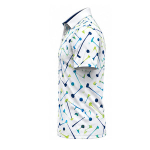 Chemises de golf pour hommes confortables, à séchage rapide, respirantes, 100 % coton, prix de gros, pas cher. - Product Image 2