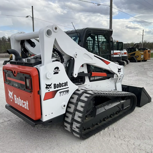 Chargeuse compacte sur chenilles Bobcat S180 de 5 tonnes avec godet frontal pour la construction et l'agriculture - Product Image 2