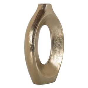 Juego de 2 Jarrones de Flores de Lujo, Decoración para Eventos, Suministros para Bodas, Jarrones Dorados, Macetas de Aluminio, Artículos de Decoración para el Hogar - Product Image 2