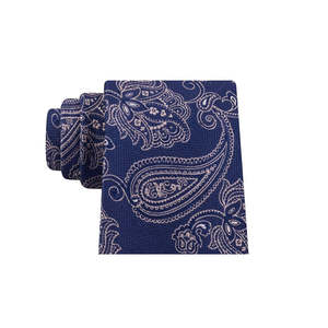 Cravatta Paisley da Uomo Michael Kors 100% Seta Blu Taglia Regolare Casual Floreale Jacquard a Pois a Righe in Lana Poliestere Confezione Regalo - Product Image 2