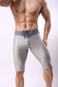Pantalones cortos ajustados para hombre Fitness Gym Running Sports Pantalones cortos de compresión de secado rápido Pantalones cortos de compresión de cintura alta para correr - Product Image 6