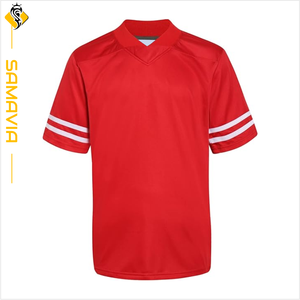 เสื้อทีมอเมริกันฟุตบอลเสื้อทีมอเมริกันฟุตบอลผ้าโพลีเอสเตอร์ชุดเครื่องแบบที่กำหนดเองเสื้อพร้อมส่ง - Product Image 1