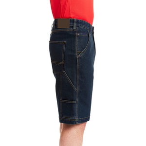 Shorts en jean pour hommes, décontractés, respirants, à séchage rapide, avec logo personnalisé sur le devant, en coton écologique de haute qualité, best-seller - Product Image 3