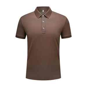 T-shirt polo pour homme, uni, impression personnalisée, sport, golf, vêtements de sport, séchage rapide, t-shirt de sport respirant à manches courtes, 100% coton - Product Image 3