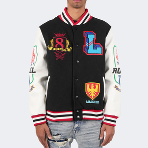 2025 conceptions personnalisées veste Letterman pour hommes broderie, patchs chenille, logos d'école et d'équipe veste Super Varsity - Product Image 1