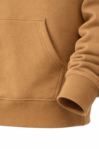 Sudadera con Capucha Marrón Personalizada |   Sudadera con Capucha de Algodón y Poliéster de Alto Gramaje |   Sudadera con Capucha Unisex OEM ODM - Product Image 5