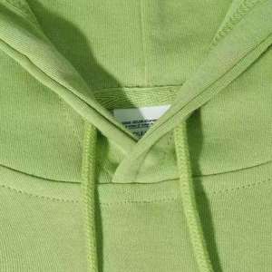 Sudadera con Capucha de Algodón 100% de Alta Calidad Personalizada por el Fabricante, Sudadera de Invierno de Talla Grande, Diseño Sólido, Cuello con Capucha, Tinte Liso - Product Image 3