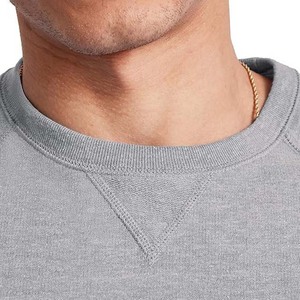 Sudadera de Cuello Redondo Extra Grande para Hombre, 100% Algodón, Colores Sólidos, Personalizable con Logotipo Bordado, Calidad Premium, Venta al Por Mayor - Product Image 5