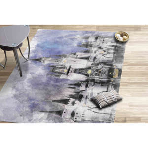 Alfombra Castillo de Cenicienta: Decoración Colorida para Habitación Infantil, Alfombra de Chenilla - Product Image 3