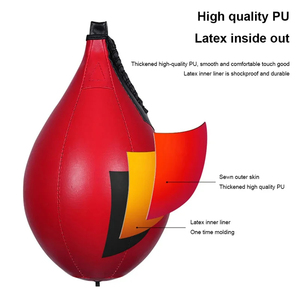 ลูกบอลชกมวยแบบแขวน ทำจากหนัง PU สำหรับฝึกปฏิกิริยาตอบสนอง บรรเทาความเครียด เหมาะสำหรับเด็กและผู้ใหญ่ - Product Image 4