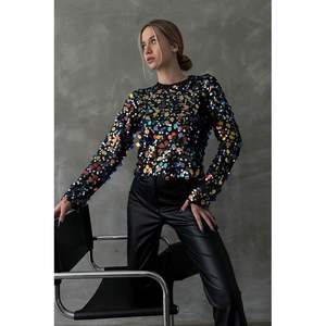 Blusas y Camisas de Lentejuelas para Mujer, Estilo Disco, Venta al Por Mayor - Product Image 4