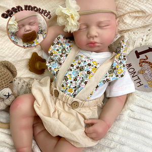 Muñeca de Silicona Realista de Bebé Recién Nacido, Niña/Niño, LouLou, Impermeable y Fácil de Limpiar, con Peso Anatómico Realista - Product Image 1