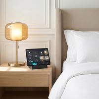 Tablette intelligente pour hôtel de 11 pouces avec station de charge, sans caméra, tablette de contrôle des invités en chambre, WiFi, Android, tablette PC pour l'hôtellerie