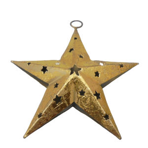 Décoration murale suspendue en fer de taille moyenne avec paillettes pour la maison et la décoration de Noël, vente en gros en vrac - Product Image 6