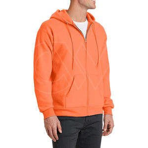 เสื้อกันหนาวมีฮู้ดสำหรับผู้ชายเสื้อผ้าผ้าฟลีซผ้าฝ้ายแขนยาวมีกระเป๋าด้านหน้าสำหรับบ็อกซี่พอดีตัวโลโก้แบบกำหนดเอง - Product Image 3