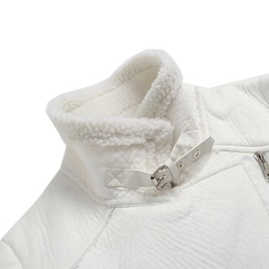 Chaqueta de cuero acolchada duradera y elegante para hombre con puños ajustables Abrigo de invierno clásico en chaquetas de varios colores - Product Image 4