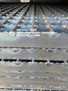 Caillebotis électrofilé en <span class=keywords><strong>acier</strong></span> brut 6000x1000 mm - Maille 30x30 mm, Barre de support 30x3 mm - Product Image 4