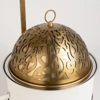 Casserole de Luxe Moderne Arabe la Plus Vendue en Acier Inoxydable, Taille/Forme/Couleur Personnalisables, Couvercle Inclus, Compatible Gaz et Induction