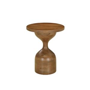 Mesa Auxiliar Redonda de Madera Maciza Tallada Moderna al por Mayor para Dormitorio, Sala de Estar, Hotel, Uso en Comedor, Mesa de Centro para Sofá - Product Image 1