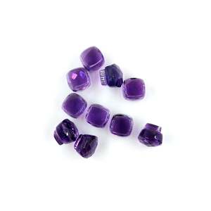 Ametyste naturelle du Brésil 10 mm, pierres précieuses calibrées en vrac, forme bouchon de bouteille - Product Image 2