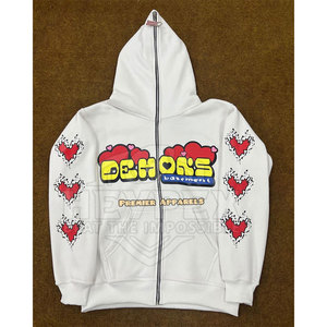 เสื้อมีฮู้ดผ้าฝ้ายออร์แกนิกสำหรับทุกเพศดีไซน์ฮิปฮอปสีพื้นย้อมสีล้วนสำหรับฤดูหนาวโอเวอร์ไซส์แฟชั่น - Product Image 6