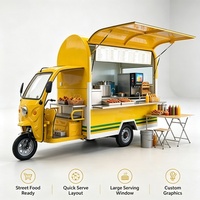Chariot à shawarma de qualité industrielle avec gril vertical et riz hummus pour les bazars du Moyen-Orient