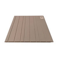 Panneau rainuré concave en fibre de bois de bambou M300 de longueur personnalisée, taille standard 3m pour salons modernes et murs intérieurs commerciaux