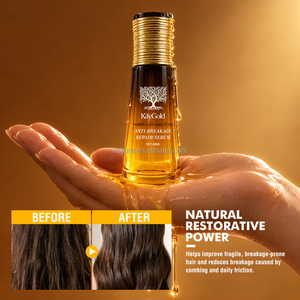 Suero Capilar Hidratante de Argán 60ml, Nutrición Profunda, Control del Frizz, Brillo Sedoso para Cabello Seco, Apagado, Rizado, Enredado y Dañado - Product Image 3