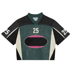 Fabricante personalizado Boxy camisetas de secado rápido de gran tamaño de fútbol baloncesto malla fútbol americano Jersey hombres hecho en Pakistán - Product Image 5