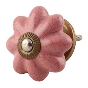 Lot de matériel d'armoire en céramique, lavande, tirettes de ferme, citrouille craquelée, boutons de salle de bain, commode Vintage 4.44 cm fissure-181 - Product Image 1