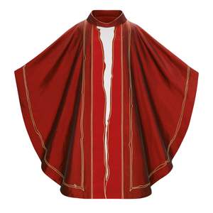 Tissu léger respirant Service sacré Cérémonie sacrée Broderie élégante Confortable Unisexe Religieux Chasuble Robes - Product Image 4
