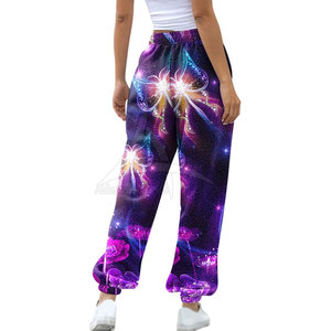 New Style Custom Made <b>Women</b> Sublimation <b>Trouser</b> Mid <b>Winter</b> Customized Color 100% Cotton Quick Dry Breathable Eco-Friendly Made - Product Image 4