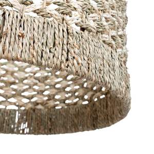 Pantalla de Lámpara Colgante Hecha a Mano Ecológica de Hoja de Palma y Pasto Marino para Hogar de Estilo Rústico - Product Image 4