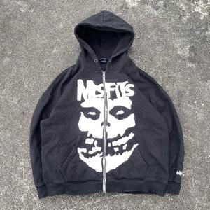 Sudaderas con capucha de gran tamaño para hombre de algodón 100% más vendidas Diseño de cremallera completa Bordado Sudaderas de invierno MOQ bajo Origen de Pakistán - Product Image 1