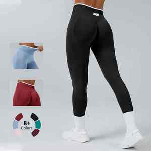Venta al por mayor sin costuras Scrunch Bum Deportes highelastic Mujeres Amplify Leggings - Product Image 6